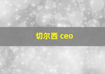 切尔西 ceo